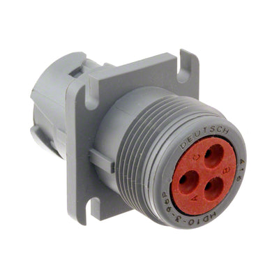 HD10-3-96P by TE Connectivity Deutsch Connectors - CONNECTOR RECPT HSNG MALE 3POS PNL MNT