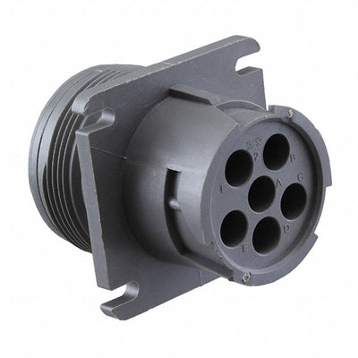HD10-6-96P by TE Connectivity Deutsch Connectors - CONNECTOR RECPT HSNG MALE 6POS PNL MNT