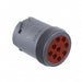 HD14-9-96P by TE Connectivity Deutsch Connectors - CONNECTOR RECPT HSNG MALE 9POS INLINE