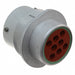 HD34-18-8PN by TE Connectivity Deutsch Connectors - CONNECTOR RECPT HSNG MALE 8POS PNL MNT