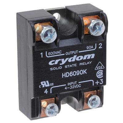 HD6090K by Sensata-Crydom - SOLIDSTATE RELAY SPST-NO 90A 48-660V