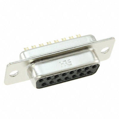 HDAB-15S(05) by Hirose Electric Co Ltd - CONNECTOR D-SUB RCPT 15POS PNL MNT