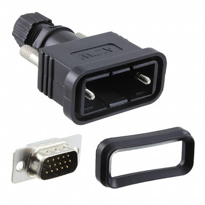 HDB-15BMMA-SL7001 by Amphenol LTW - CONNECTOR D-SUB HD PLUG 15POS SLDR
