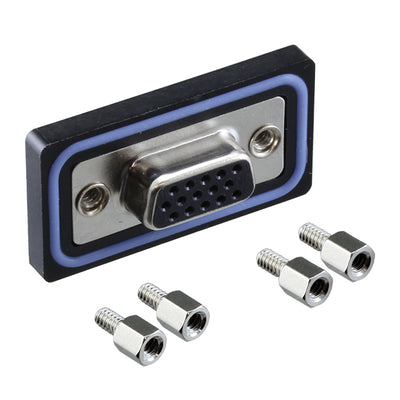 HDB-15PFFP-SL8001 by Amphenol LTW - CONNECTOR D-SUB HD RCPT 15POS PNL MNT