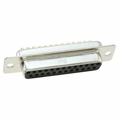 HDBB-25S(05) by Hirose Electric Co Ltd - CONNECTOR D-SUB RCPT 25POS PNL MNT