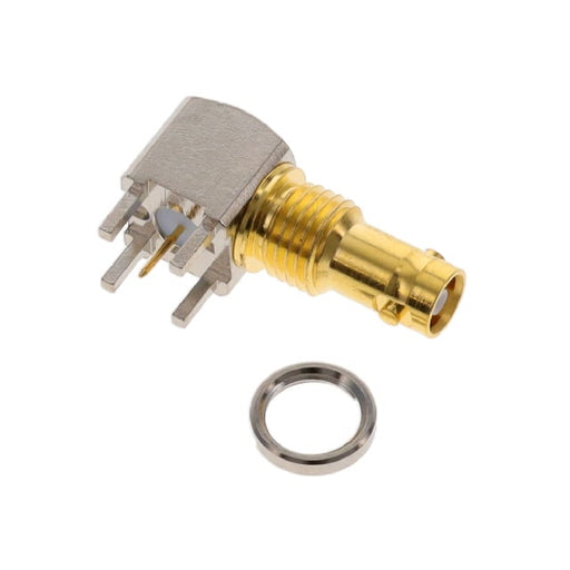 HDBNC-J-P-HF-RA-BH2 by Samtec Inc. - 75 OHM HIGH-DENSITY BNC BULKHEAD