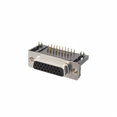 HDL26-SL-B by Adam Tech - CONNECTOR D-SUB HD RCPT 26P R/A SLDR