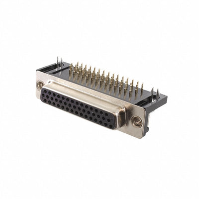 HDL44-SL-B by Adam Tech - CONNECTOR D-SUB HD RCPT 44P R/A SLDR