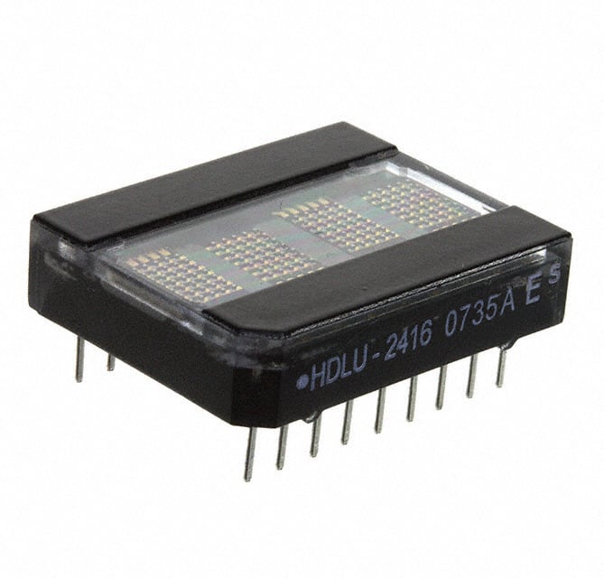 HDLU-2416 by Broadcom Limited - LED DISPLAY 5X7 4CHAR 5MM RED