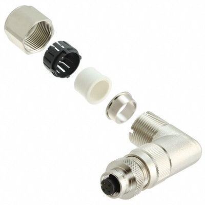 HDM12PF05A1RAM by Amphenol Industrial Operations - CONNECTOR PLUG FMALE 5P GOLD SLDR CUP