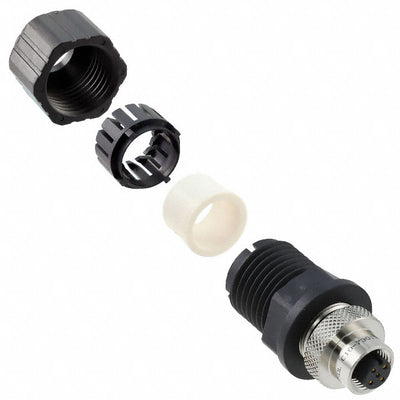 HDM12PF05A1ST by Amphenol Industrial Operations - CONNECTOR PLUG FMALE 5P GOLD SLDR CUP
