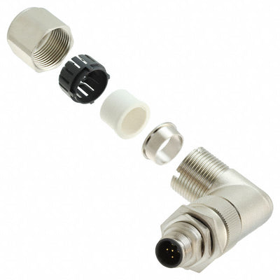 HDM12RM05B1RAM by Amphenol Industrial Operations - CONNECTOR RECPT MALE 5P GOLD SLDR CUP