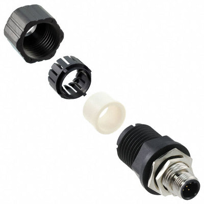HDM12RM05B1ST by Amphenol Industrial Operations - CONNECTOR RECPT MALE 5P GOLD SLDR CUP