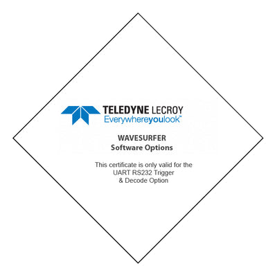 HDO4K-UART-RS232BUS TD by Teledyne LeCroy - UART RS232 TRIGGER DECODE OPTION