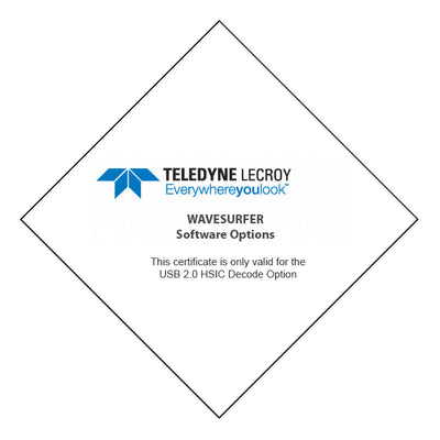 HDO4K-USB2-HSICBUS D by Teledyne LeCroy - USB 2.0 HSIC DECODE OPTION