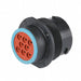 HDP24-18-8PE by TE Connectivity Deutsch Connectors - CONNECTOR RECPT HSNG MALE 8POS PNL MNT