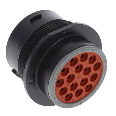 HDP24-24-16SN by TE Connectivity Deutsch Connectors - CONNECTOR RECPT HSG FMALE 16POS PNL MT