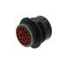 HDP24-24-18PN by TE Connectivity Deutsch Connectors - CONNECTOR RECPT HSNG MALE 18POS PNL MT