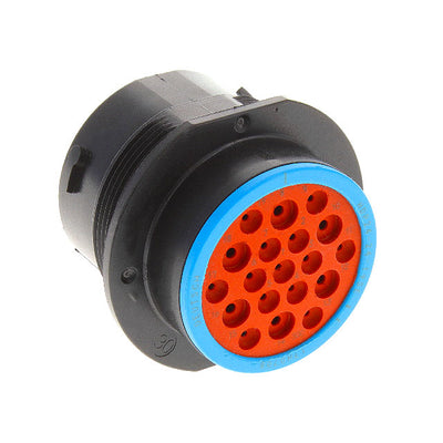 HDP24-24-19SE by TE Connectivity Deutsch Connectors - CONNECTOR RECPT HSG FMALE 19POS PNL MT
