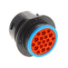 HDP24-24-19SE by TE Connectivity Deutsch Connectors - CONNECTOR RECPT HSG FMALE 19POS PNL MT