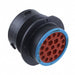 HDP24-24-21PE by TE Connectivity Deutsch Connectors - CONNECTOR RECPT HSNG MALE 21POS PNL MT