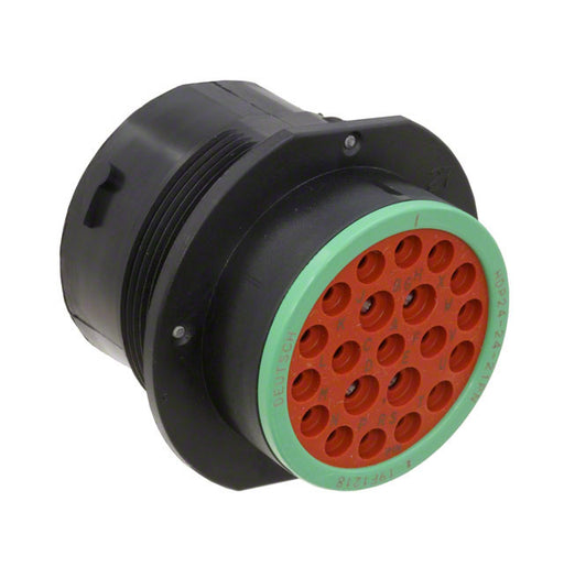 HDP24-24-21PN by TE Connectivity Deutsch Connectors - CONNECTOR RECPT HSNG MALE 21POS PNL MT