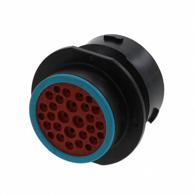 HDP24-24-29SE by TE Connectivity Deutsch Connectors - CONNECTOR RECPT HSG FMALE 29POS PNL MT