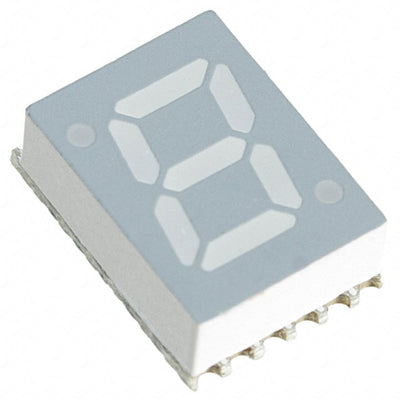 HDSM-281B by Broadcom Limited - DISPLAY 7SEG 0.28"" SGL BLU 12SMD