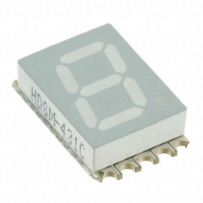HDSM-431C by Broadcom Limited - DISPLAY 7SEG 0.39"" SGL RED 10SMD