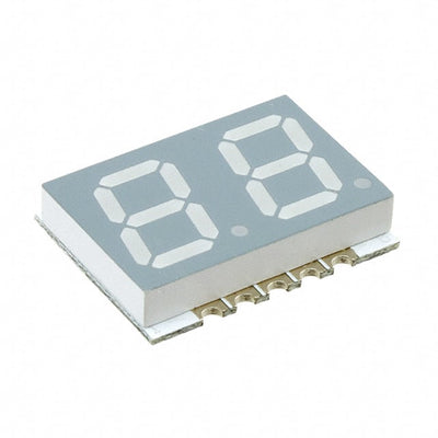 HDSM-441W by Broadcom Limited - DISPLAY 7SEG 0.39"" DBL WHT 10SMD