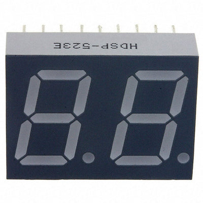 HDSP-523E by Broadcom Limited - DISPLAY 7SEG 0.56"" DBL RED 18DIP