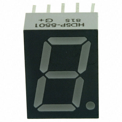 HDSP-5501 by Broadcom Limited - DISPLAY 7SEG 0.56"" SGL RED 10DIP