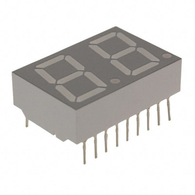 HDSP-521A by Broadcom Limited - DISPLAY 7SEG 0.56"" DBL RED 18DIP