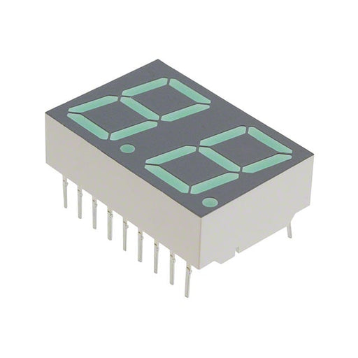 HDSP-5621-GH000 by Broadcom Limited - DISPLAY 7SEG 0.56"" DBL GRN 18DIP