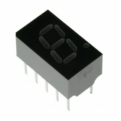 HDSP-7501-CD000 by Broadcom Limited - DISPLAY 7-SEG 0.3"" SGL RED 10DIP