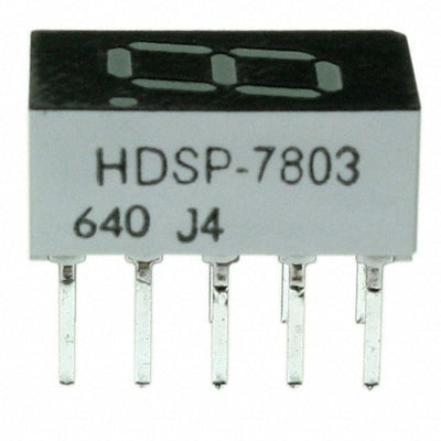HDSP-7803 by Broadcom Limited - DISPLAY 7SEG 0.3"" SGL GRN 10DIP