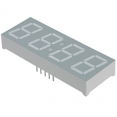 HDSP-B03E by Broadcom Limited - DISP 7SEG 0.56"" QUAD RED 12DIP