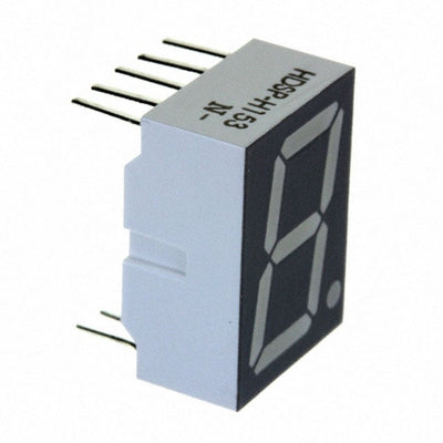 HDSP-H153 by Broadcom Limited - DISPLAY 7SEG 0.56"" SGL RED 10DIP