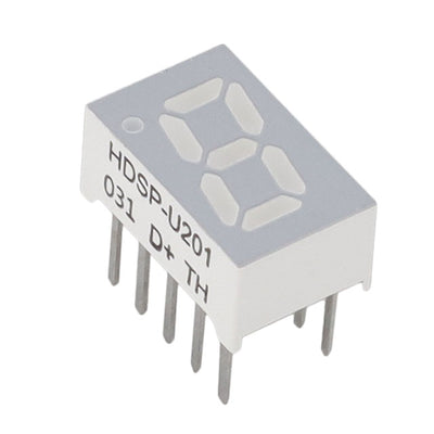 HDSP-U201 by Broadcom Limited - DISPLAY 7SEG 0.31"" SGL RED 10DIP
