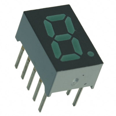 HDSP-U501 by Broadcom Limited - DISPLAY 7SEG 0.31"" SGL GRN 10DIP