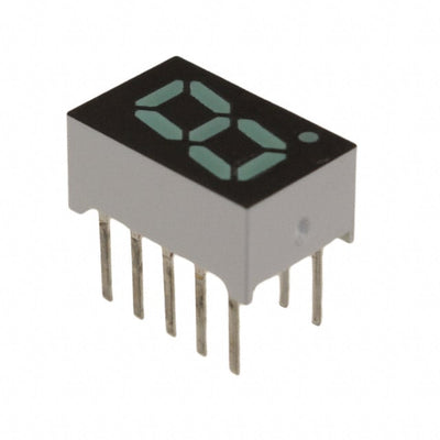 HDSP-U513 by Broadcom Limited - DISPLAY 7SEG 0.31"" SGL GRN 10DIP