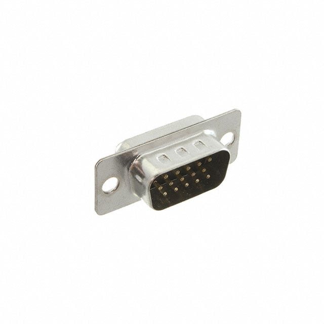 HDT15-PD by Adam Tech - CONNECTOR D-SUB HD PLUG 15P SLDR CUP