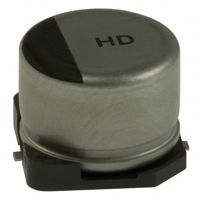 EEV-HD1J100P by Panasonic Electronic Components - ALUMIN CAP 10UF 20% 63V SMD