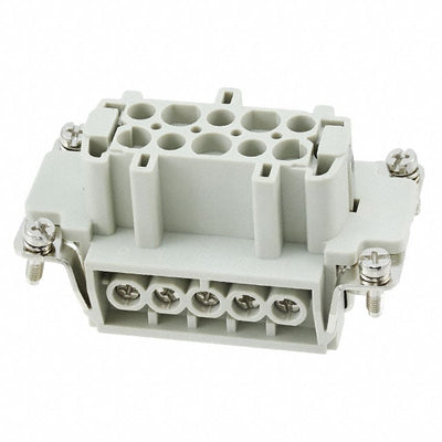 HE-010-F by TE Connectivity AMP Connectors - INSERT FEMALE 10POS SCREW