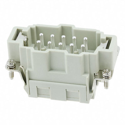 HE-010-MS by TE Connectivity AMP Connectors - INSERT MALE 10POS CLAMP