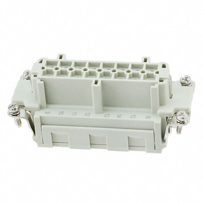 HE-016-FS by TE Connectivity AMP Connectors - INSERT FEMALE 16POS CLAMP