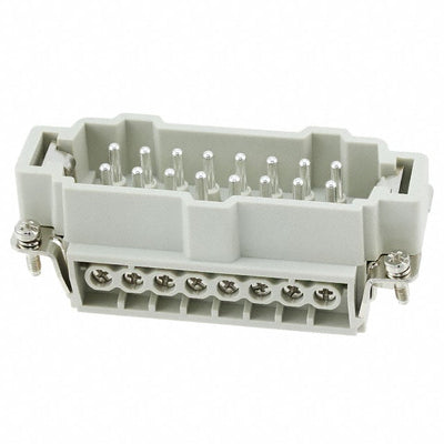 HE-016-M by TE Connectivity AMP Connectors - INSERT MALE 16POS SCREW