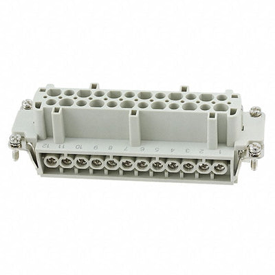 HE-024-F by TE Connectivity AMP Connectors - INSERT FEMALE 24POS SCREW