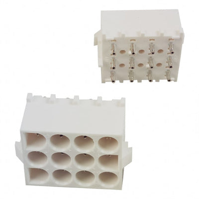 1586255-1 by TE Connectivity AMP Connectors - CONNECTOR HDR 12POS 0.25 TIN PCB