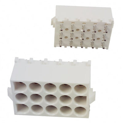 350738-1 by TE Connectivity AMP Connectors - CONNECTOR HEADER VERT 15POS 6.35MM